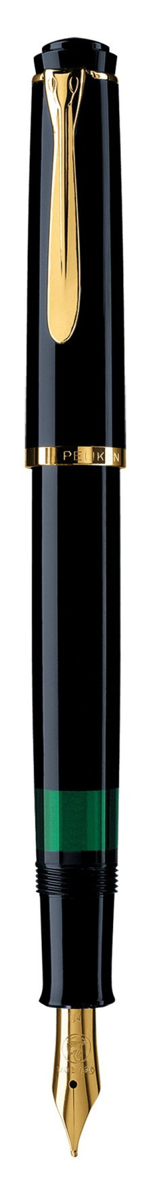 Pelikan 994004 Fllhalter Classic 200, Schwarz, Feder M (mittel),