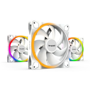 be quiet! LIGHT WINGS WHITE 140mm PWM | 3er-Pack Gehuselfter