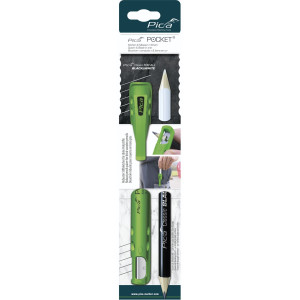 Pica-Marker Pica Pocket mit 1 FOR ALL Black & White