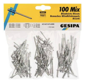Gesipa 1433667 Blindniete 100 Teile