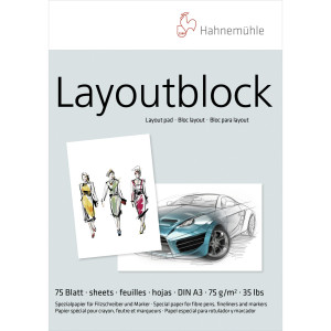 Hahnemhle Layout-Block A 3 75 Blatt 75 g