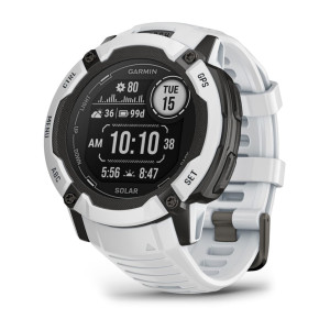 Garmin INSTINC 2X SOLAR Smartwatch Stein, Wei