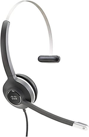 CISCO 521 Wired Single - Headset 3,5 mm + USB Adapter,