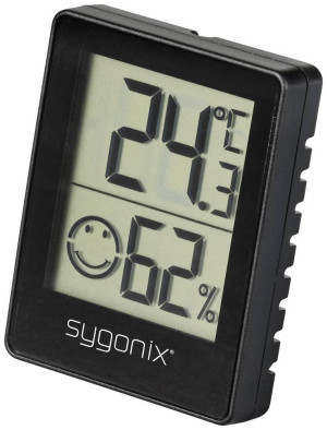Sygonix Thermo-/Hygrometer Schwarz
