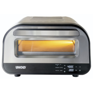 Unold 68816  Pizzaofen LUIGI elektrischer Pizza Ofen mit Pizzastein
