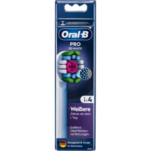 Braun Oral-B Aufsteckbrsten Pro 3D White 4er