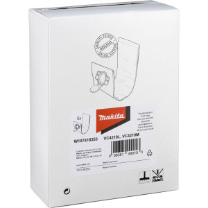 Makita W107418353 Filtersack M 5Stk