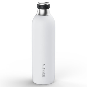 Brita sodaTRIO Edelstahlflasche wei gro