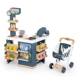 Smoby Supermarkt mit Einkaufswagen        Modell 2023