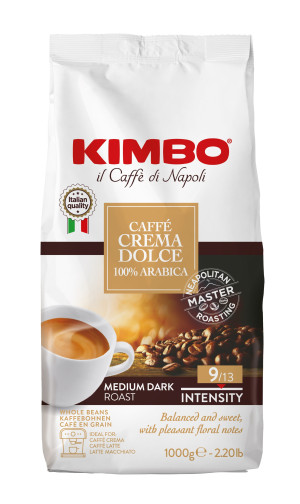 Kimbo Caffe Crema Dolce 100% Arabica