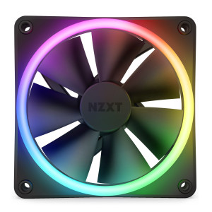 NZXT F120 RGB DUO, PWM, 120mm, paquet de 3 - noir