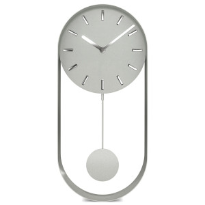 Mebus 12912                 grau Quarz-Pendeluhr