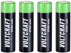 VOLTCRAFT HR06 Mignon (AA)-Akku NiMH 2750 mAh 1.2V 4St.