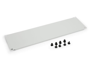 Triton 19" 1HE Blindplatte, lichtgrau
