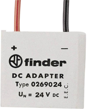 Finder 026.9.024 Adapter 24 V/DC 1St.