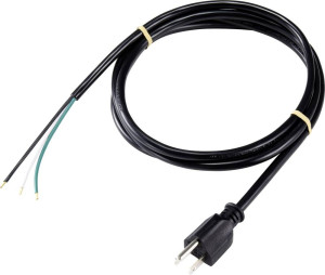 Sygonix SY-5043454 Strom Anschlusskabel Schwarz 2.00m
