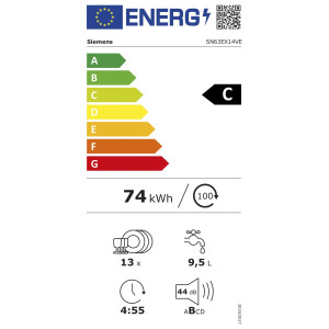 Siemens SN63EX14VE Spler vollintegriert 60 cm