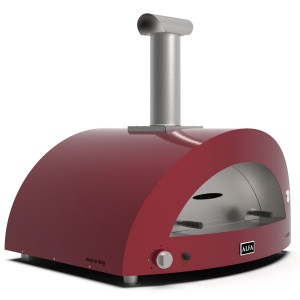 Alfa Forni Moderno 5 Pizze Hybrid Antik Rot