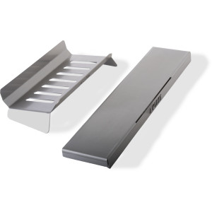 Alfa Forni Kit Hybrid 5 Pizze (Moderno) Edelstahl