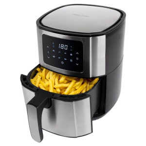 Profi Cook PC-FR 1239 H Heiluft-Fritteuse Edelstahl, Schwarz
