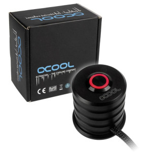 Alphacool 17434 PowerButton-Kabel Schwarz, Rot