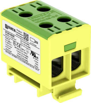 Ouneva Group VC05-0049 Verteilerblock Gelb-Grn 1St.