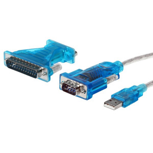 Ecolan USB/RS232 Konverterkabel, USB 2.0, aktiv, 1,8m