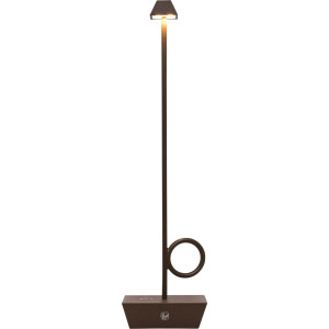 Broggi Lampe Bugia wiederaufladbar Corten