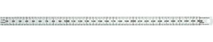 Rumold 323703 Lineal Edelstahl Silber 30cm