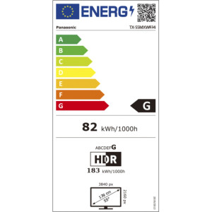 Panasonic TX-55MXW834 LCD-TV 139cm 55 Zoll EEK G (A - G) DVB-T2, DVB-