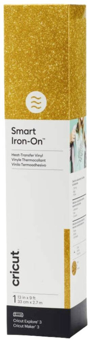 Cricut Smart Iron-On Folie Glitzereffekt, Gold