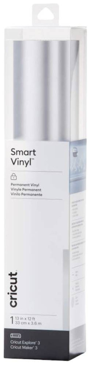 Cricut Smart Vinyl Permanent Folie Silber, Matt