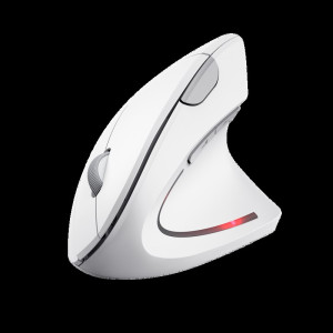 Trust VERTO WIRELESS ERGO Maus Funk Optisch Wei 6 Tasten 1600 dpi
