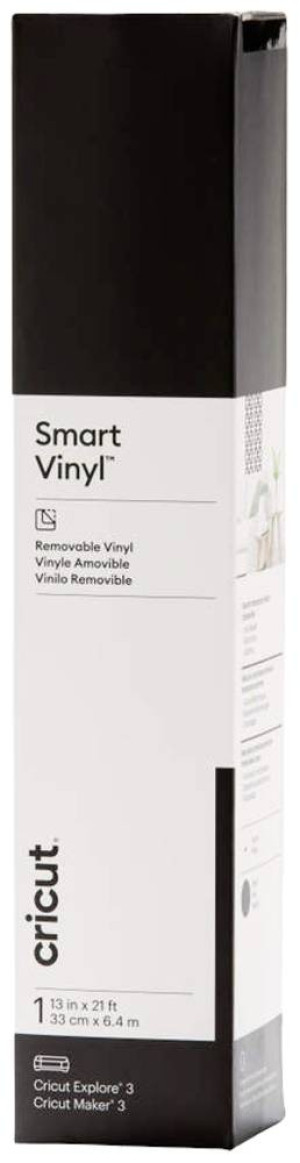 Cricut Smart Vinyl Removable Folie Schwarz