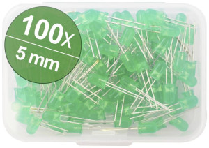Quadrios LED-Sortiment Grn 5mm 20mA 3.0V