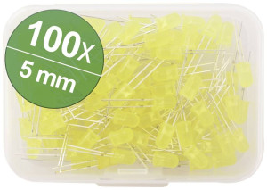 Quadrios LED-Sortiment Gelb 5mm 30mA 2.0V