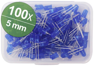 Quadrios LED-Sortiment Blau 5mm 30mA 3.0V