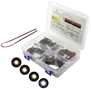 Quadrios LED-Sortiment Wei 150mA 3.3V