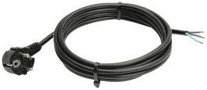 AS Schwabe 70839 Strom Anschlusskabel Schwarz 2m