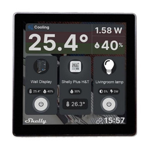 Shelly Wall Display Wand-Touchdisplay Wi-Fi