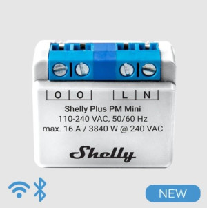 Shelly Plus PM Mini Messmodul Wi-Fi, Bluetooth