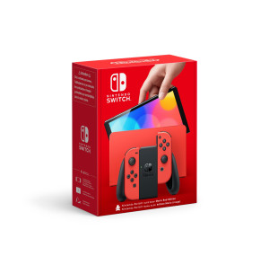 Nintendo Switch OLED - Mario Edition - rot