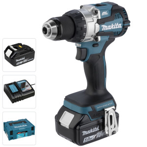 Makita DHP489RTJ 2-Gang-Akku-Schlagbohrschrauber 620W brstenlos,