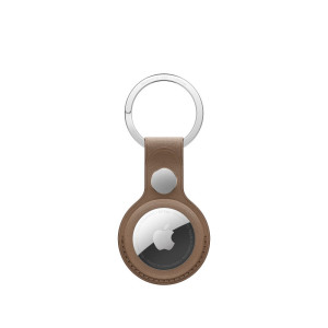 Apple AIRTAG FINEWOVEN KEY RING AirTag Schlsselanhnger Taupe