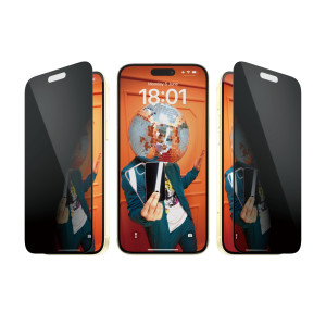 PanzerGlass Privacy iPhone 15 Plus, UWF w. EasyAligner - Passend fr