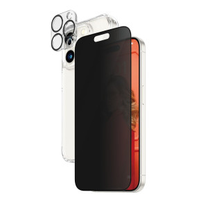 PanzerGlass 3-in-1-Privacy-Pack iPhone 15 Pro - Passend fr iPhone