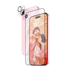 PanzerGlass 2-in-1-Pack iPhone 15, UWF w. EasyAligner - Passend fr