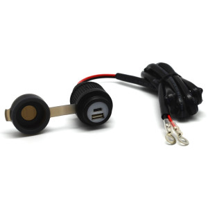 Albrecht Motorrad Duo USB A+C Steckdose QC3.0 12-24 Volt