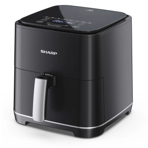 Sharp AF-GS552AE-B Heiluftfritteuse 5,5L mit digitaler Steuerung