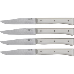 Opinel Tischmesserset Facette 4-teilig Wei
